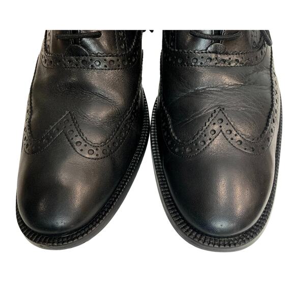 Cole Haan Men\'s Black Leather Wingtip Oxfords Brogues | 9.5 M main image 6
